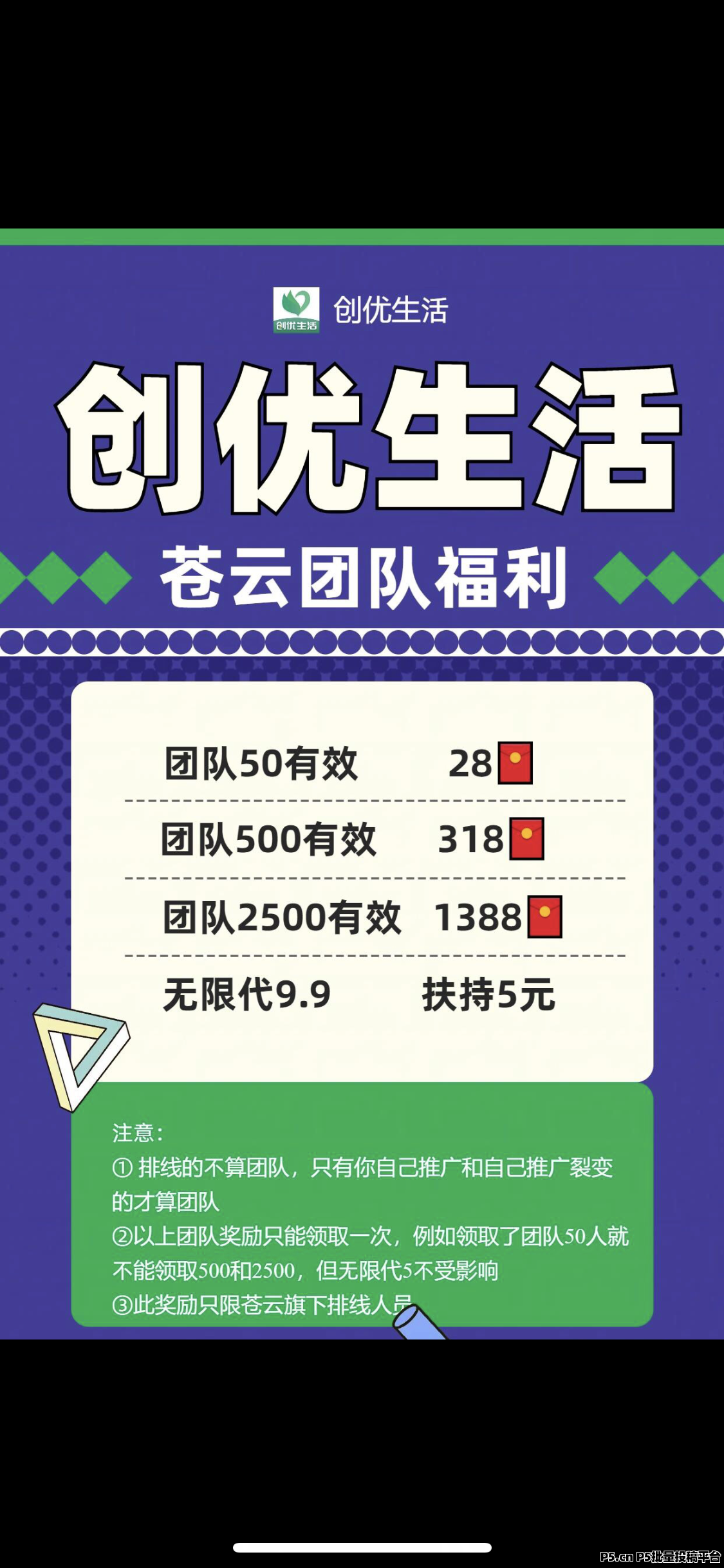 创优生活，卷轴模式，即将上线