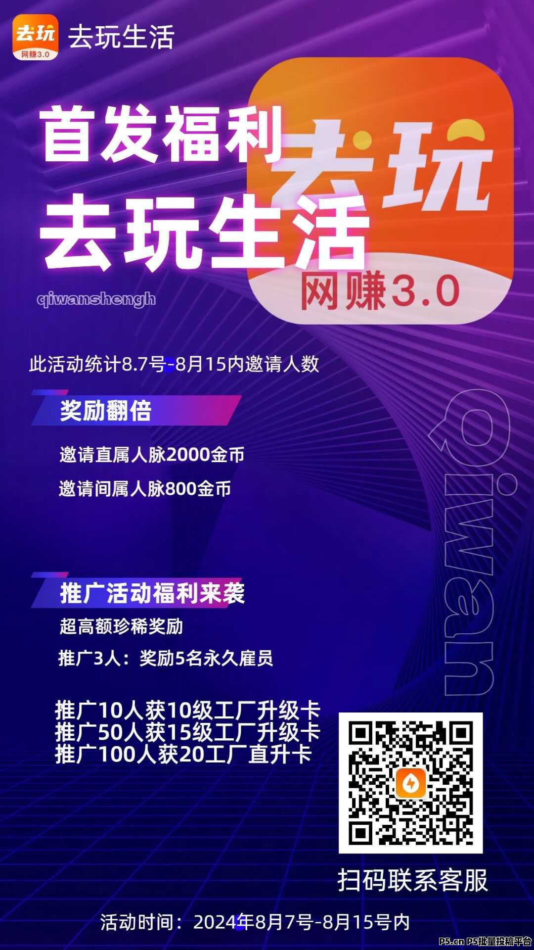 去玩生活首创零投资，零撸项目