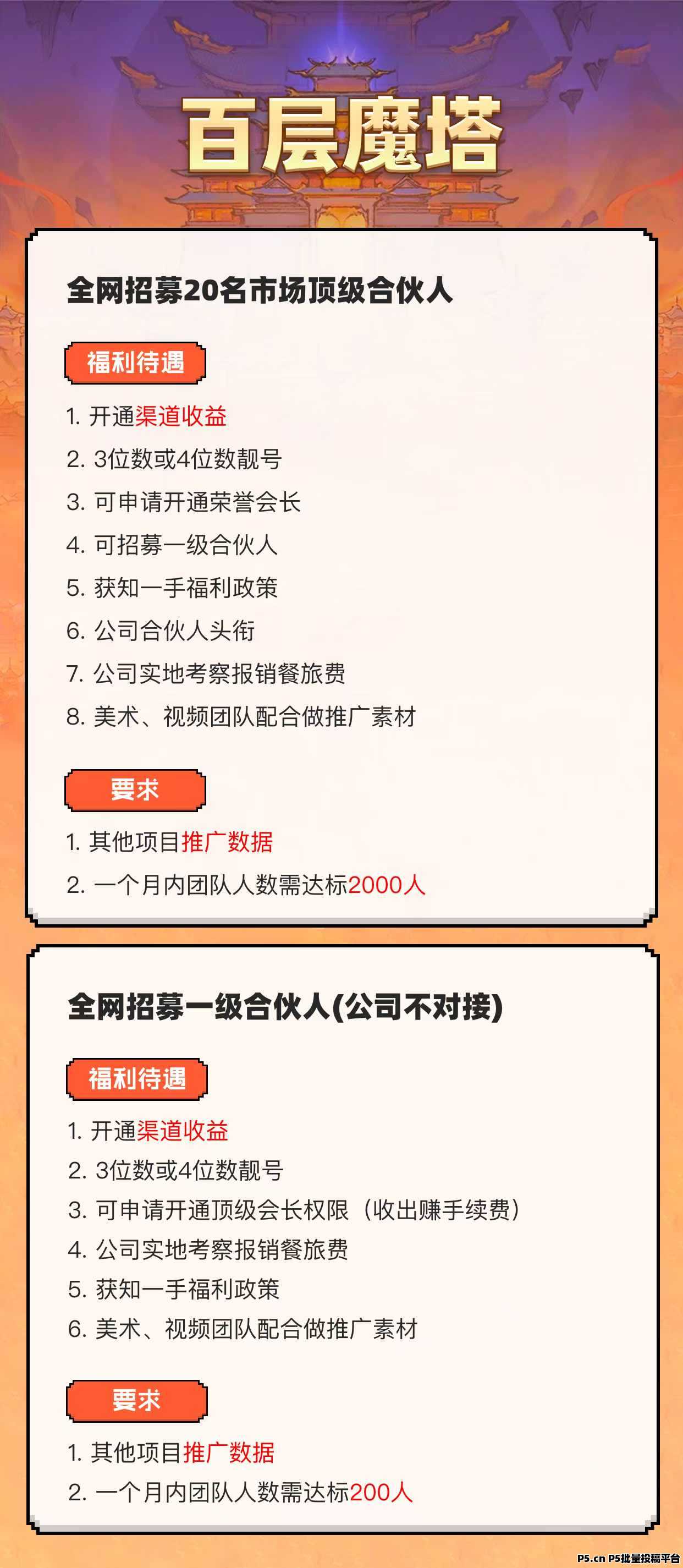 百层魔塔，魔魔果园已经上线，正式开始大规模推广，团队长联系就发大红包