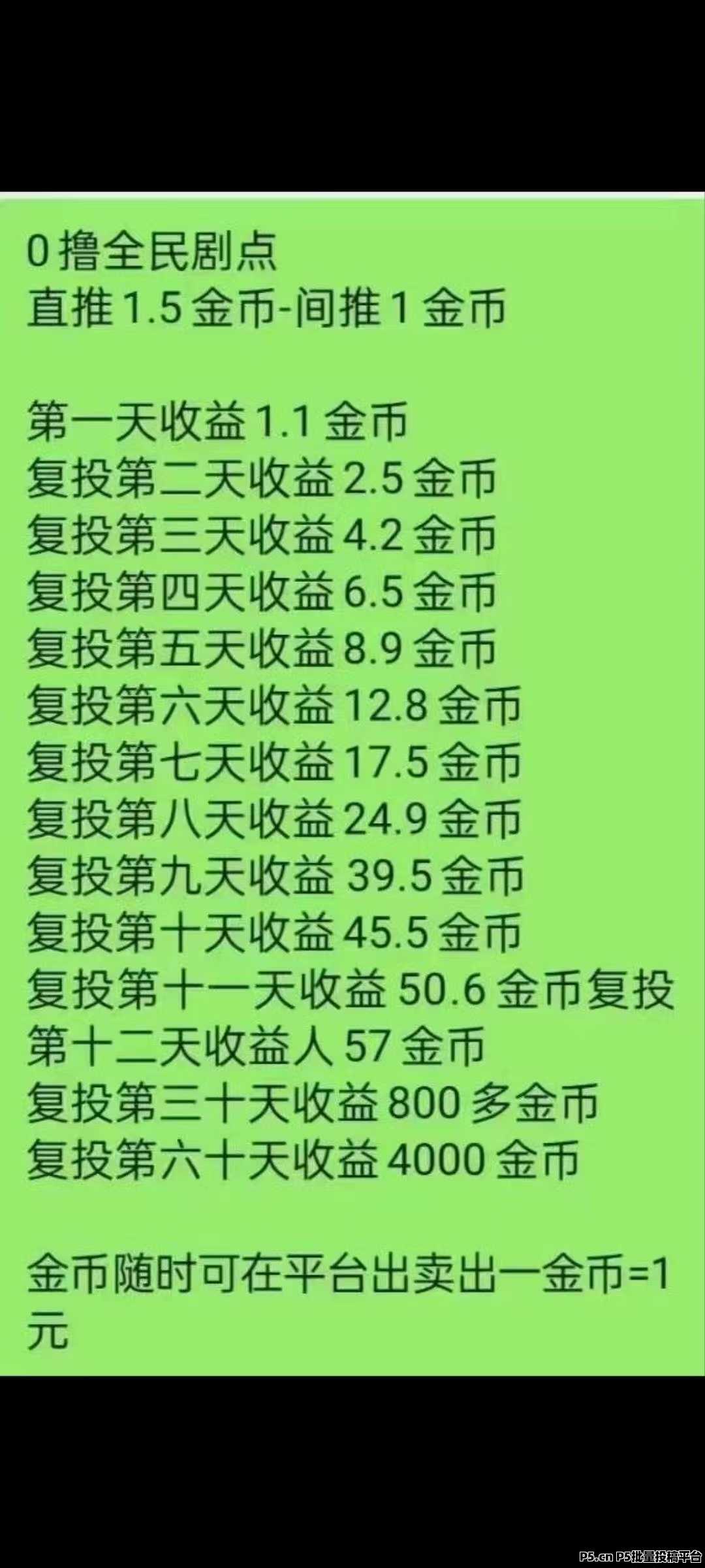 全民剧点：零投入利分宝模式，轻松突破