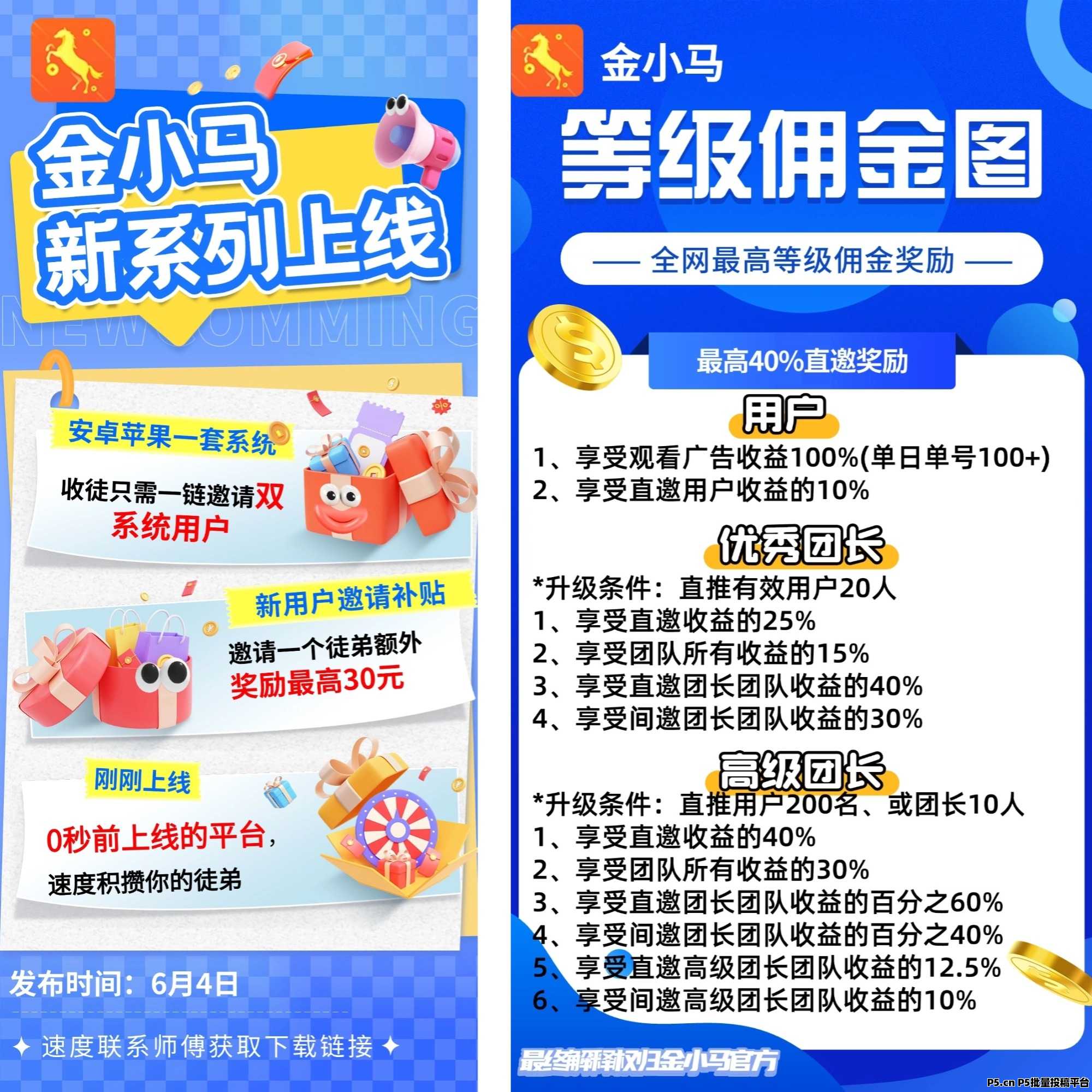金小马，广告神盘问世了，首码预热
