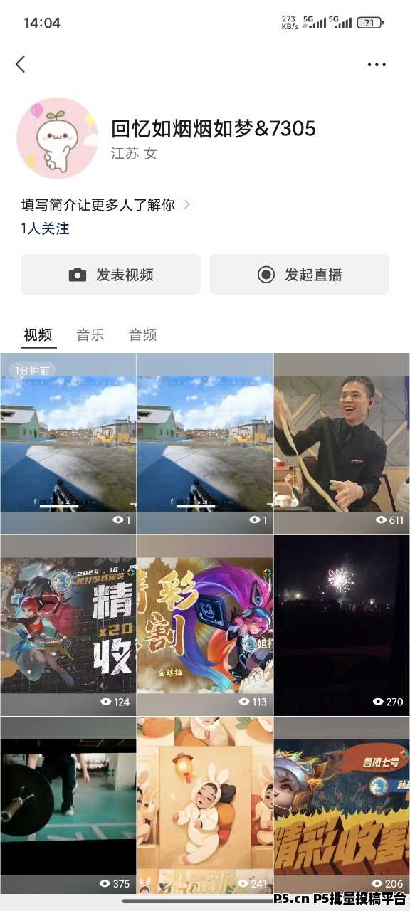 推广游戏视频代发