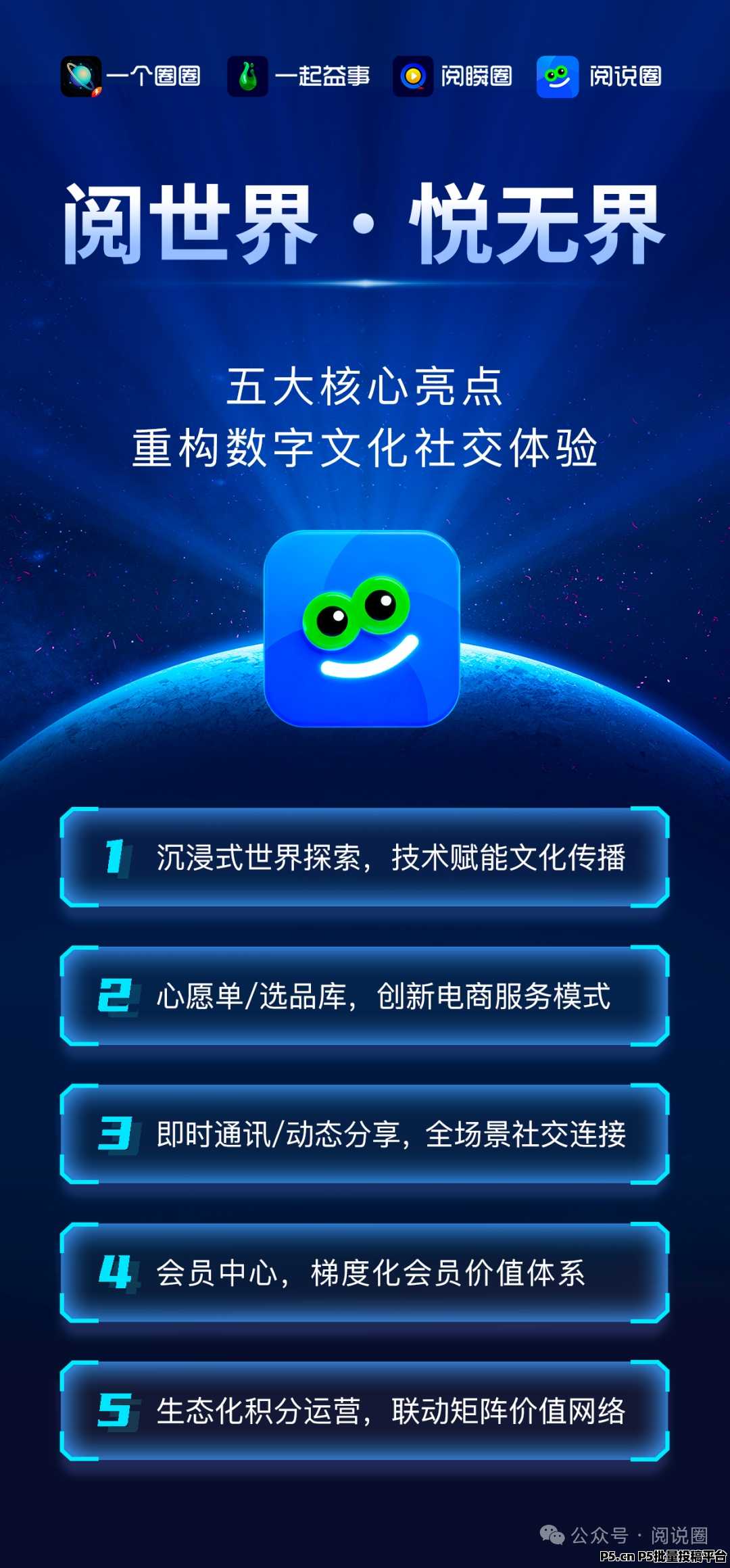 阅说圈上线啦，注册即占位，公排零撸模式开启