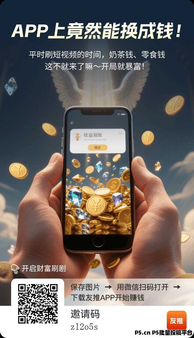 友推首码上线，最新广告零撸掘金平台，安卓苹果都能看广告赚米